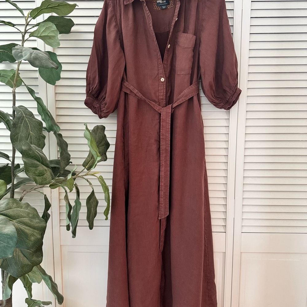 Maeve Brown Maxi Dress